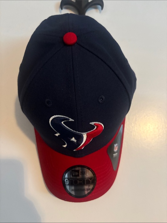 New Era Other - New Era Houston Texans Navy and Red 9FORTY Adjustable Hat